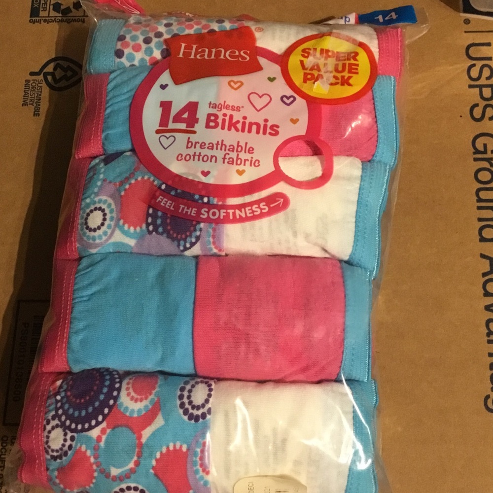 Girls underwear package